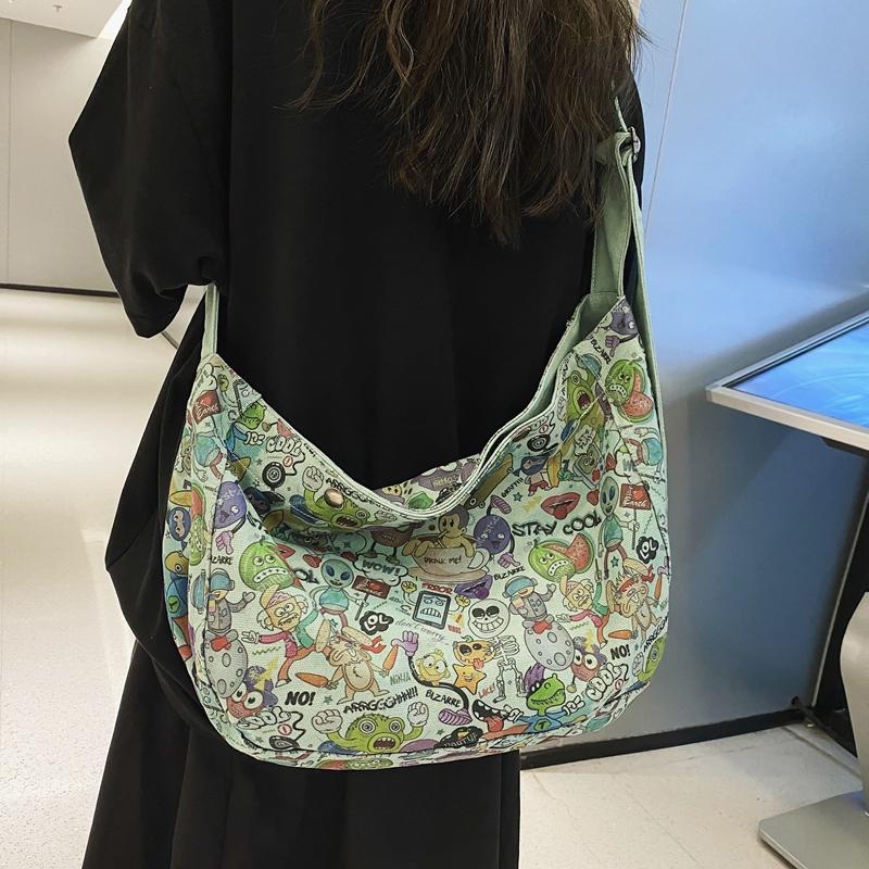 Canvas Shoulder Women's Tote Bag Ladies Simple Casual Large Capacity Designer Handbags for Women Travel Solid Shopper Bag