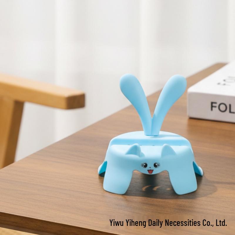 

Adorable Kitten Desktop Phone Holder - Perfect for Binge-Watching