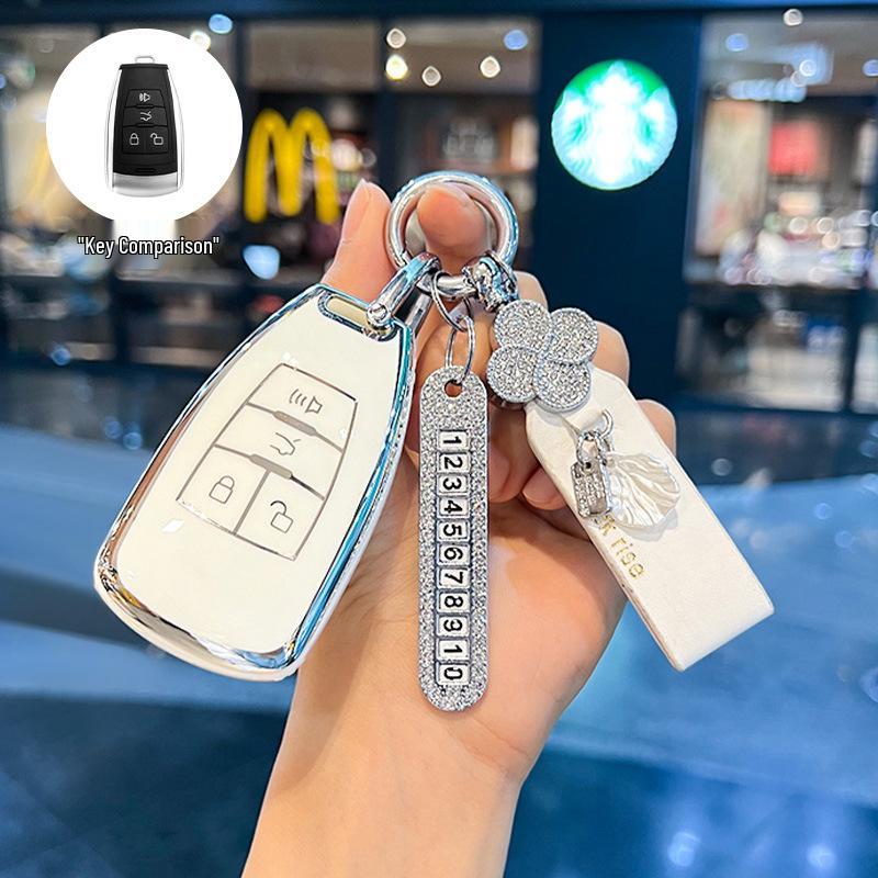 Compatible with Beijing BJ40Plus, BJ80, BAIC Changhe A6, Weiwang S50, Premium M50F, and M60 Key Cases.