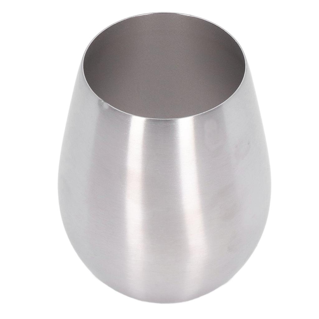 Stainless Steel Wine Glass Comfortable Grip Metal Edge Safe Practical Portable Easy Use Wine Cups