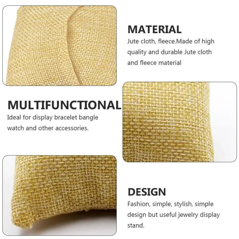 1/3pcs Watch Pillow Velvet Bracelet Bangle Cushions Display Small Black Pillows for Jewelry Gift Display Show Organizer