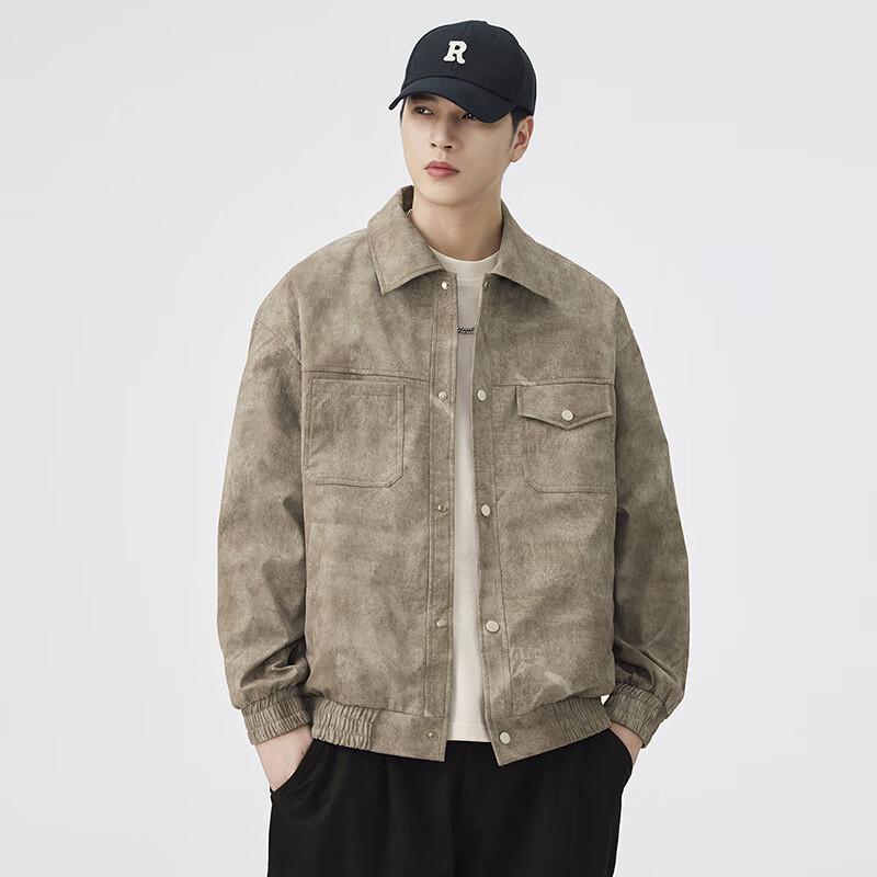 TOM ADAM 2025 Autumn Loose Fit Tie-Dye Workwear Jacket