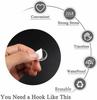 20Pcs 2cm Ceiling Disc Sticky Hanger Plastic Wall Sticky Hook Ornament Lamp Transparent Ceiling Hooks