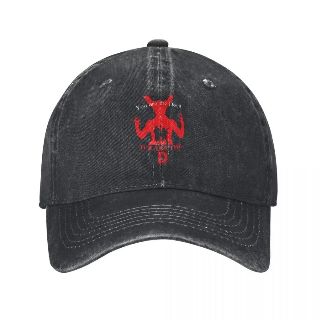 Tenacious D Vs Devil YOU ARE THE DEAD Demin Trucker Hat Breathable Design Golf Hat Baseball Cap For Unisex