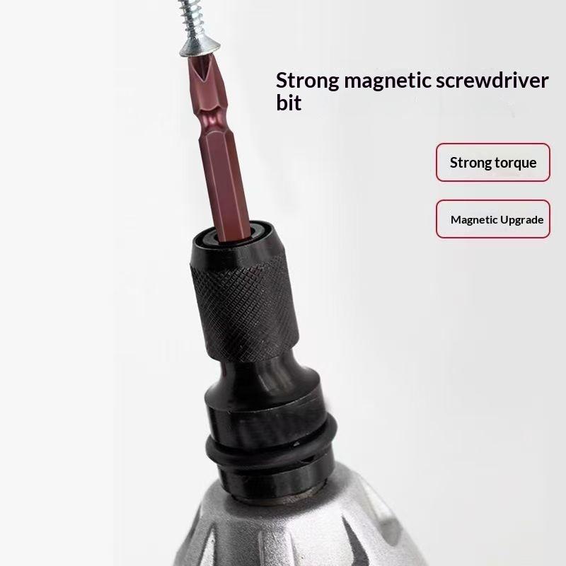 65/10Mm Magnetic Impact Double Head Cross Screw Drill Bit Set Handheld Screw Disassembly And Assembly Power Tool 10 Piece Set