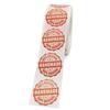 About 500pcs Orange Handmade Stickers 25mm Wedding Stickers for Party Favors Decoration Envelope Seals Stationery Stickers