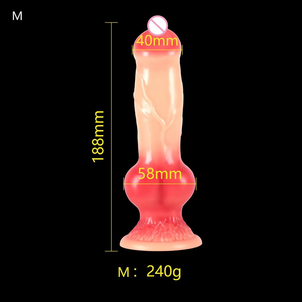 1PC Silicone Big Butt Plug Prostate Massager Realistic Huge Dog Dildo Anal Plug With Suction Cup Adult Sex Toys for Men Women