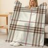 Soft Plaid Flannel Blanket Skin-Friendly Cozy Throw for Home, Office, Dorm, Christmas & Halloween