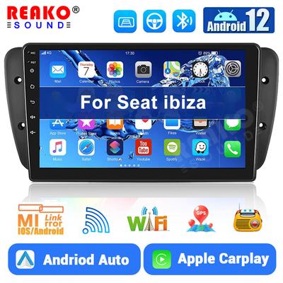 Android 12 Autoradio für Seat Ibiza 6j 2009 2010 2012 2013 MK4 FR GPS-Navigation 2 Din Bildschirm Audio Multimedia-Player