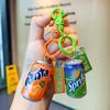 Portachiavi Mini Lattina di Soda in Resina Realistica Accessori alla Moda per Feste e Regali
