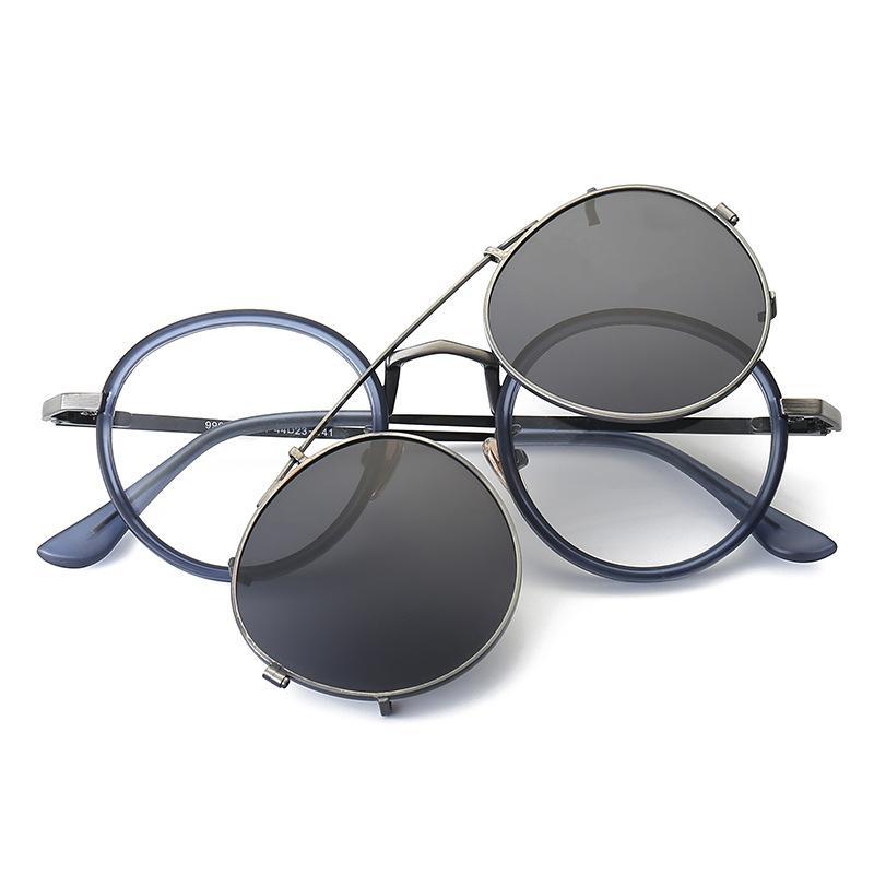 Óculos de Sol Polarizados com Clip-On Lingkeonpeuleim Lfs99021_Azul