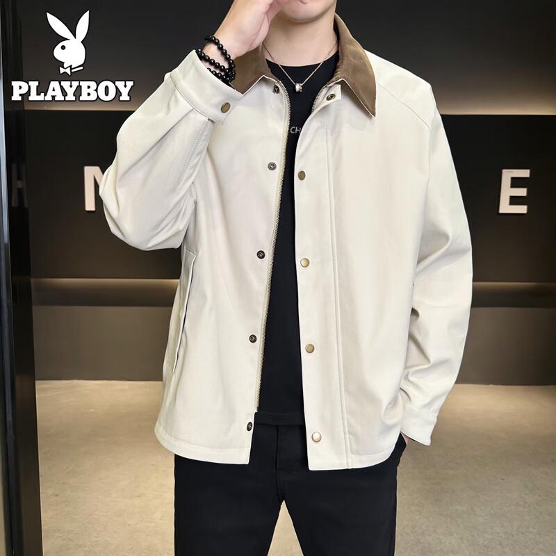 PLAYBOY Men s Casual Lapel Jacket S