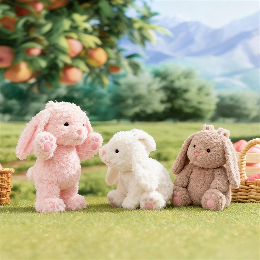 Plush Bunny Stuffed Animal Soft Long Ear Rabbit Doll Plush Toy for Kids and Collectors Suitable for Home Decoration and Gift Giving