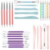 28 Pieces Clay Sculpting Tool Set | Varied Tip Shapes for Detailing and Texturing, DoubleEnded