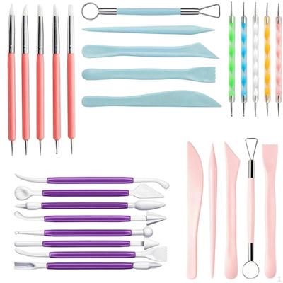 28 Pieces Clay Sculpting Tool Set | Varied Tip Shapes for Detailing and Texturing, DoubleEnded