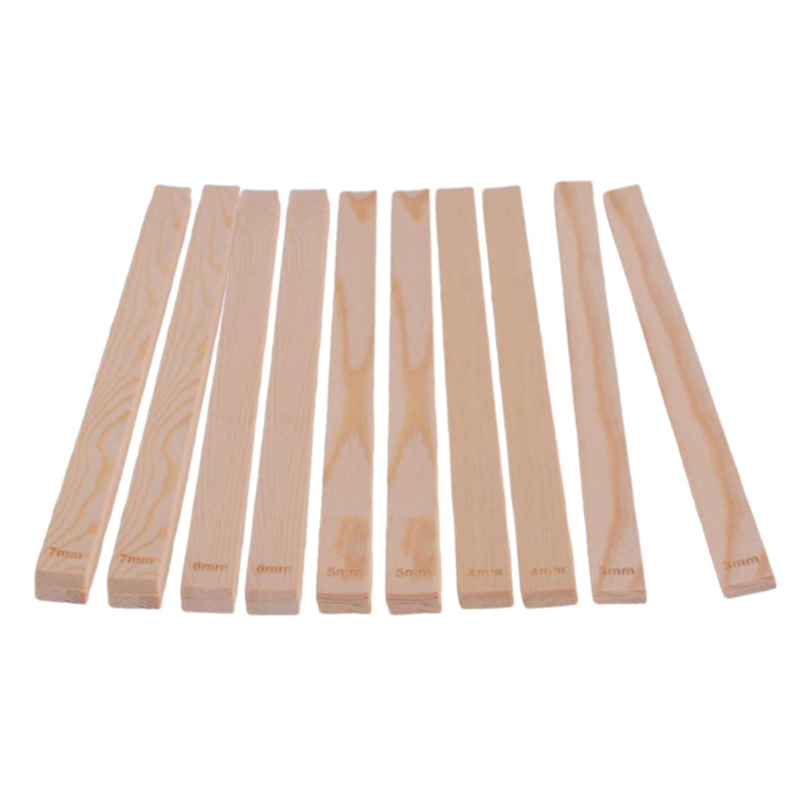 Wooden Rolling Pin Guides Portable for Dough Thickness Dough Rolling Strips Pizza Pastry Measuring Dough Strips Mud Sticks Guide