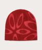 Okeulli (Unisex) Ellipse Graphic Beanie - Flame Red / Fos9019464Ch