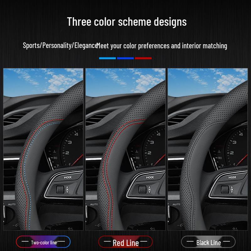 Trumpchi GS8/GS4/M8/M6/GS5 Empow GS3 GA4 AION V/S Mei 580Y Genuine Leather Steering Wheel Cover