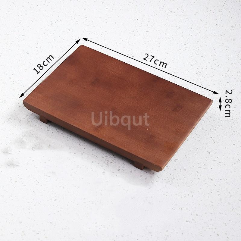 Bamboo Sushi Board Boat Plate Rectangular Platform Cooking Sashimi Basin Japanese Korean Cuisine Tableware Serving Plate Tray