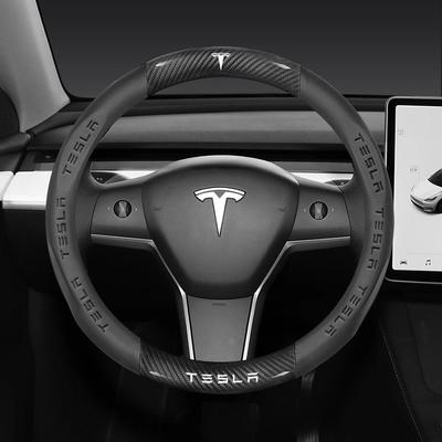 Pokrowiec na kierownicę do samochodu dla Model 3 Model S Model Y Model X Roadster 2019-2025 Akcesoria do wnętrza samochodu Pokrowce na kierownicę