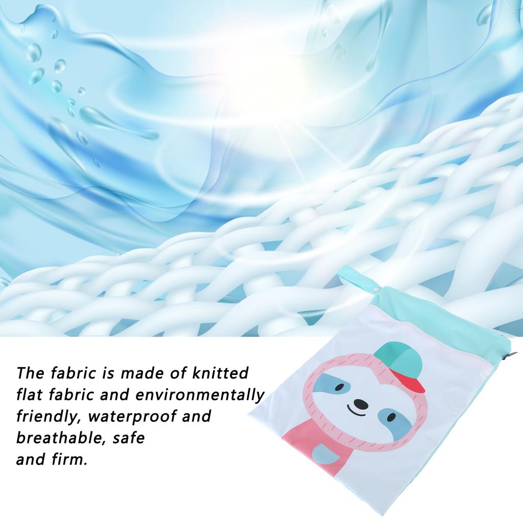 Waterproof Wet Bag Reusable Wet Clothes Baby Diapers Swimsuits Washable Travel Wet BagES006-QW66