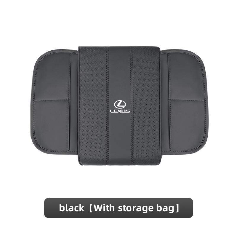 

Lexus Car Leather Armrest Box Pad Memory Foam Armrest Mat For Lexus F SPORT ES RX NX LS UX LM LX GX LC RZ IS CT GS RC HS SC LXB чёрный