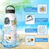 50 Inspirational Text-On-Video English Slogans Color Flowers Inspirational English Phrases Doodle Personality Stickers