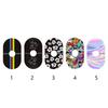 3PCS/Set Multicolor Bike Valve Pad Stickers PVC Bicycle Decorative Decals  Cycling Supplies