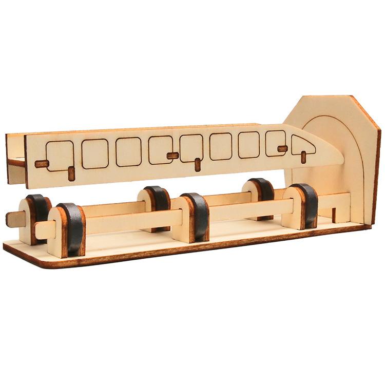 Science And Technology Small Production Maglev Train Steam Children's Scientific Experimental Equipment Suit Diy Handmade Materials