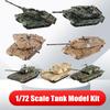 1Set 1/72 Scale MERKAVA Main Battle Tank Plastic Model Kit DIY Assembly Military Gift Christmas Creative Presents
