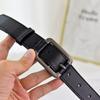 Hong Kong Style Cool Belt Male Young Student Simple Belt Female Personality Black