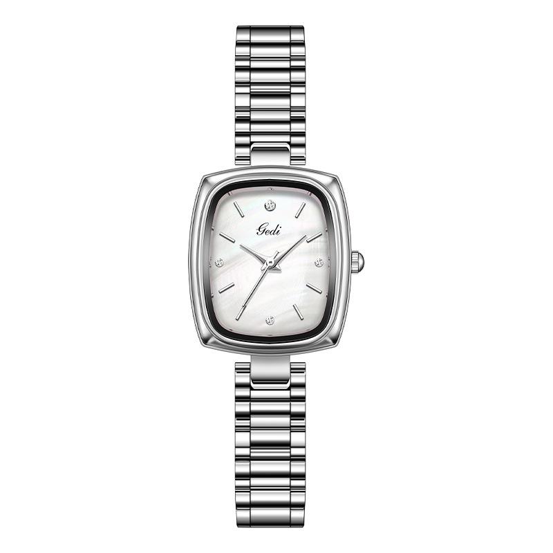 Brand Light Luxury Watch Women Retro TV Watch Beimu Dial Gold Waterproof Simple Female Fashion Quartz Clock Bracelet Watches