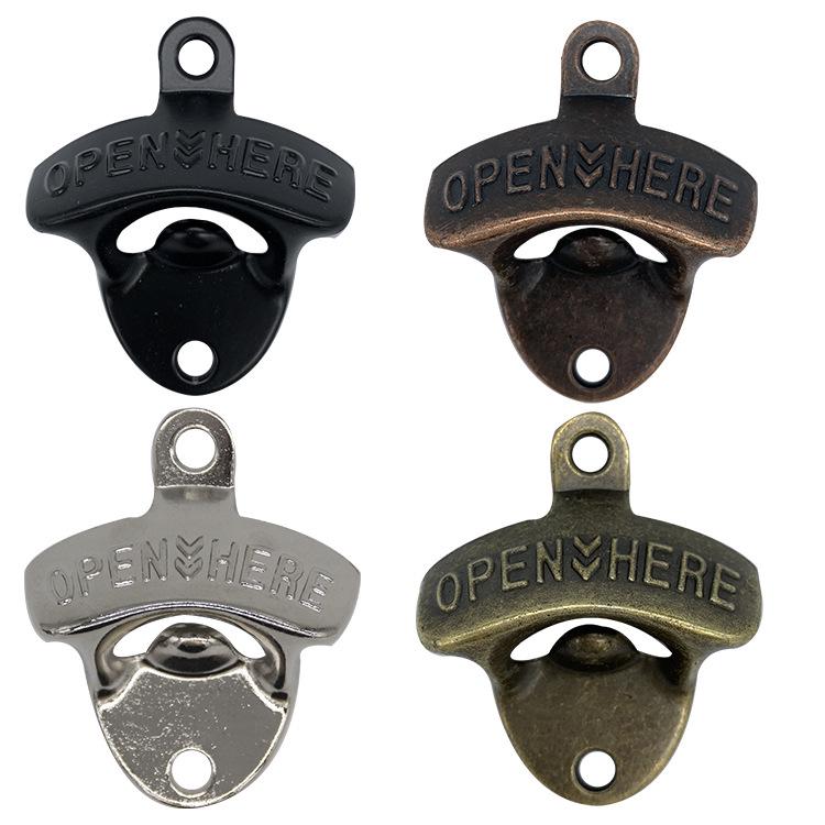 Antique Zinc Alloy Wall-Mounted Beer Bottle Opener