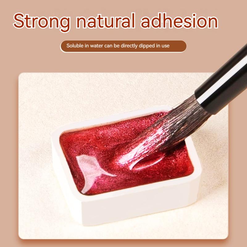 12/20/24/60 Portable Gouache For Children Color Set Paint Solid Watercolor Pigment Gold Glitter Nail Painting Art Supplies