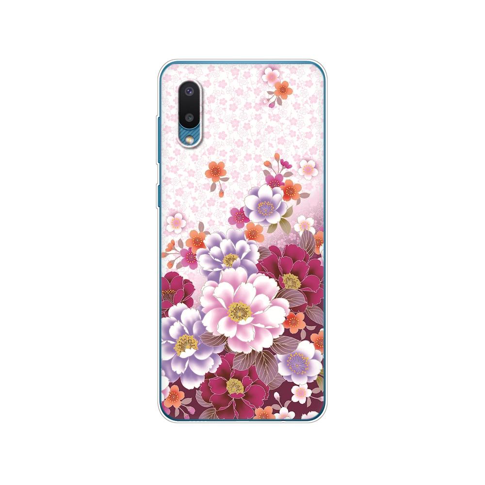 For Samsung A02 M02 Cover Soft Silicon Tpu Phone Back Case For Samsung Galaxy A02 Galaxy M02 SM-A022G A022 Bumper 6.5inch Flower