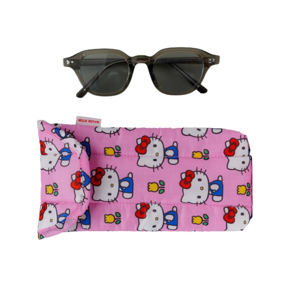 BAGGU x SANRIO Hello Kitty Pink Sunglasses Case – Magnetic Closure Soft Eyewear Pouch