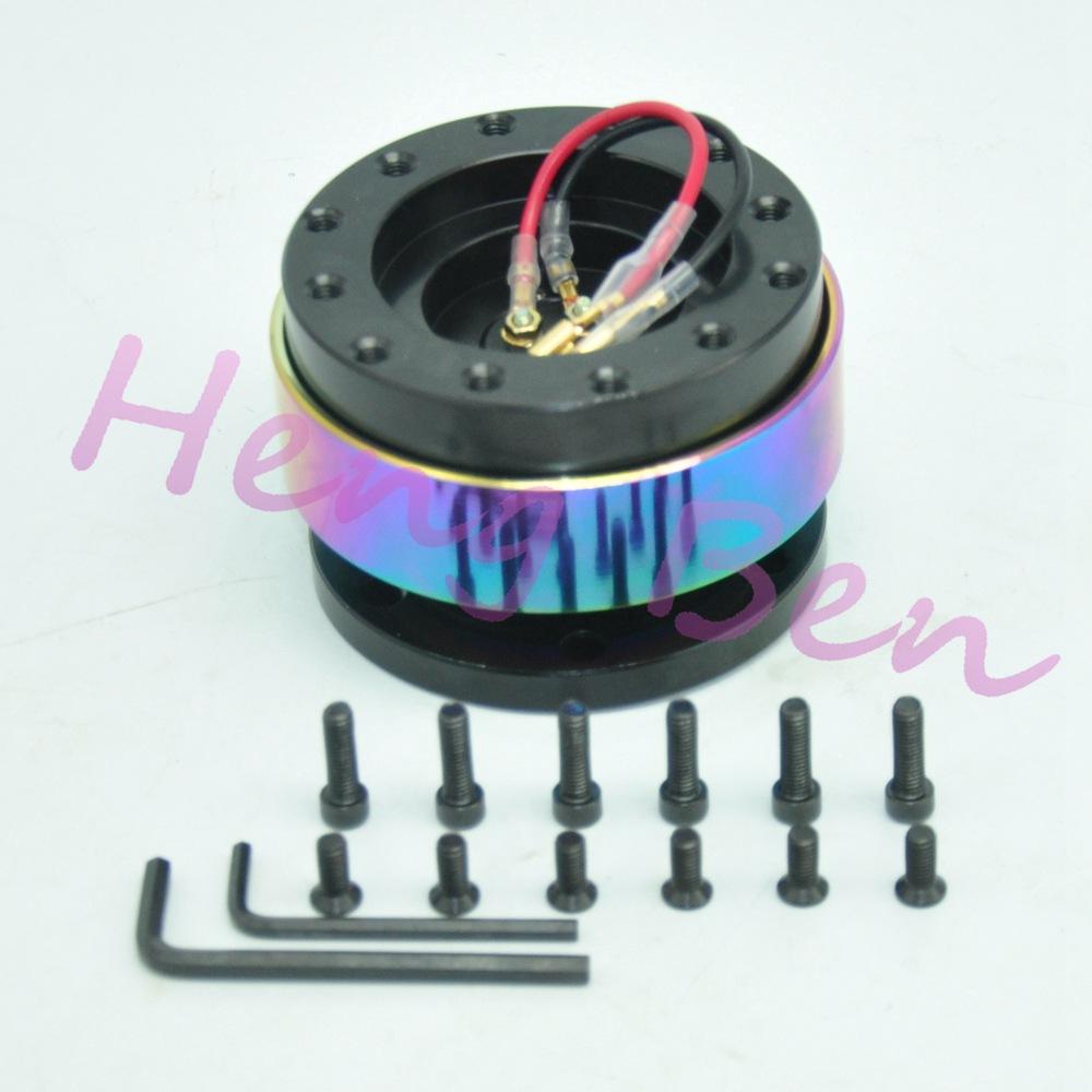 Adaptor Boss Kit Hub Nou Negru Volan Snap Off Quick Release Universal