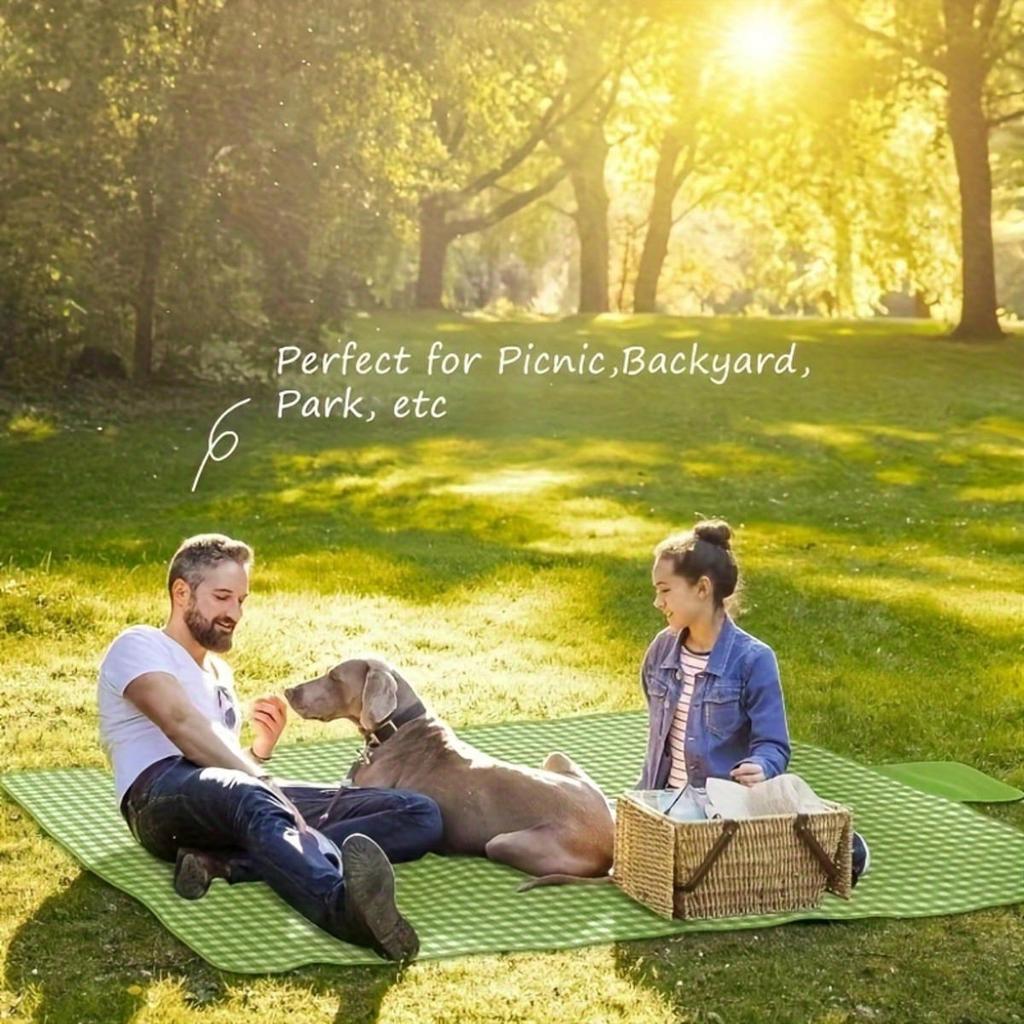 Picnic Blanket Waterproof Beach Rug Washable Lightweight for Hiking Traveling Outdoor Camping Parks