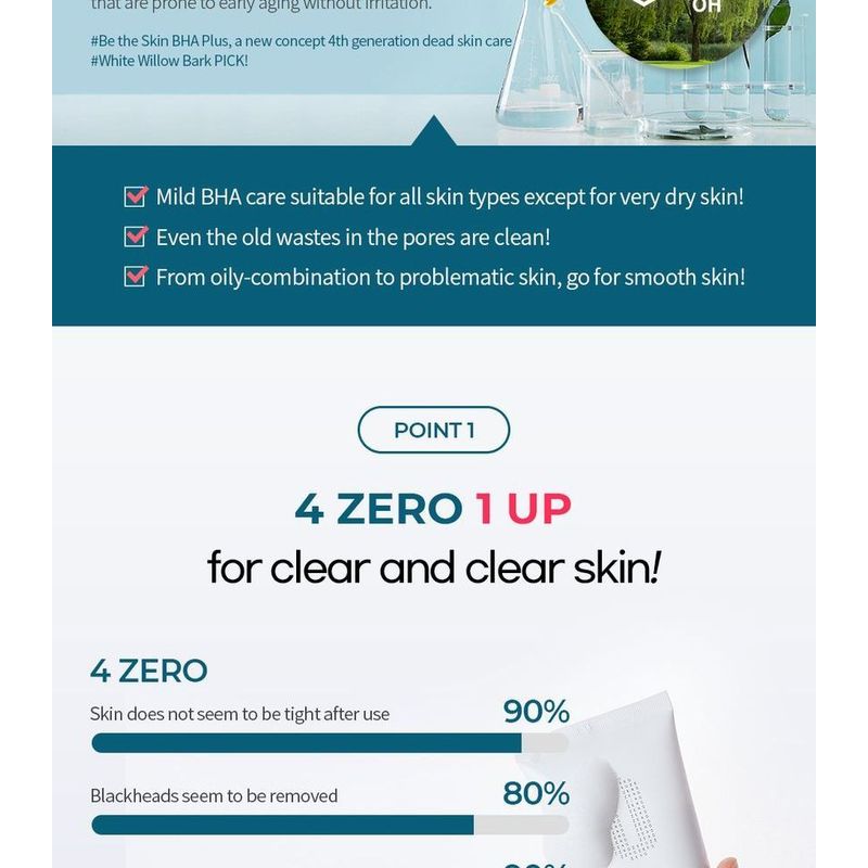 Be the Skin - BHA+ Pore Zero Cleansing Foam