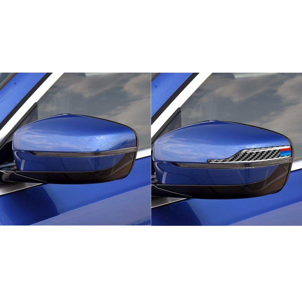 Exterior do carro para BMW 1 2 3 4 5 7 séries X3 X4 X5 X6 Fibra de carbono Espelho retrovisor Anti-fricção Tira Protetora Adesivo Anticolisão