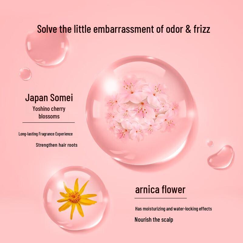 Pengpai Cherry Blossom Amino Acid Silicone-Free Shampoo