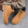 Desert Boots Heighten The First Layer Pigskin Martin Boots Internet Celebrity Thick-Soled Tooling Rhubarb Boots British Style Retro Short Boots