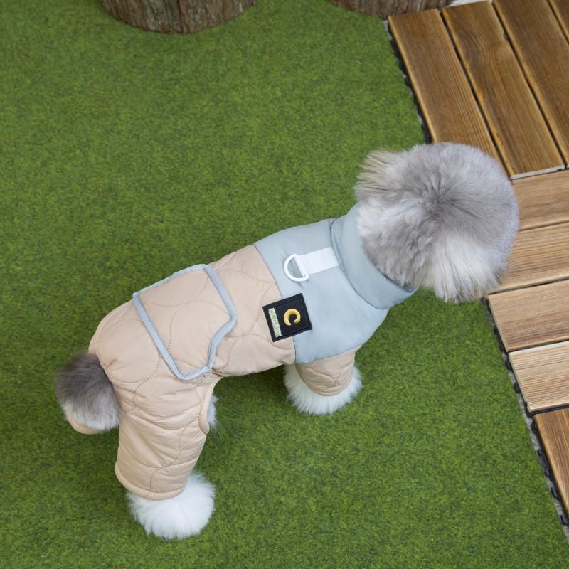 Thick Cotton Dog Sweater Small Breeds Teddy Bichon Winter Warm Four-Legged Pet Coat