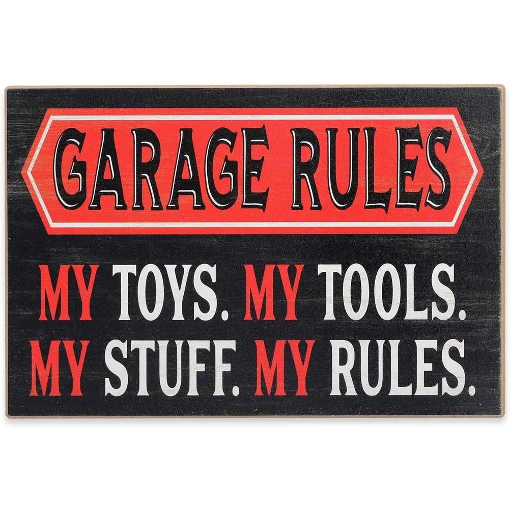 Funny Mechanic Shop Sign Mechanic Hourly Rate Reproduction Vintage Metal Sign Tin for Man Cave, Cars, Workshop Garage Wall Deco