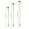 5-Pack Flexi Plant Adjustable Plastic Plant Support Stakes with Secure Support Ring Versatile Garden Stakes for Indoor Plants