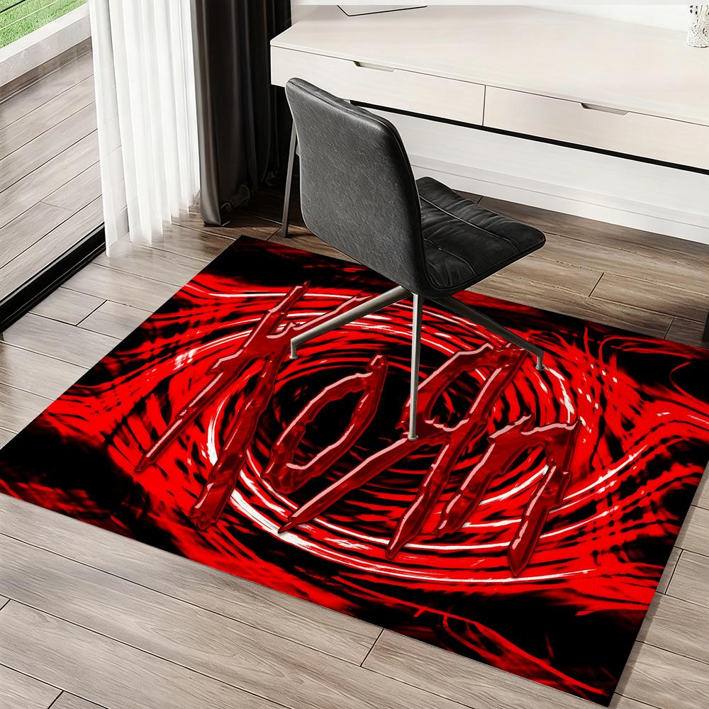 Rock Music Floor Mat Soft Thickened Absorbent Non-Slip Bedroom Living Room Door Mat Home Decor Flannel Rugs