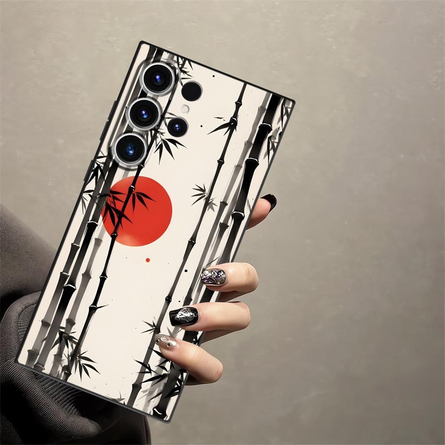 Soft Phone Cover Case for Samsung Galaxy S21 FE S20 S9 S10 S26 S25 Edge S23 Ultra S24 Plus Note 8 9 10 20 Simple Retro