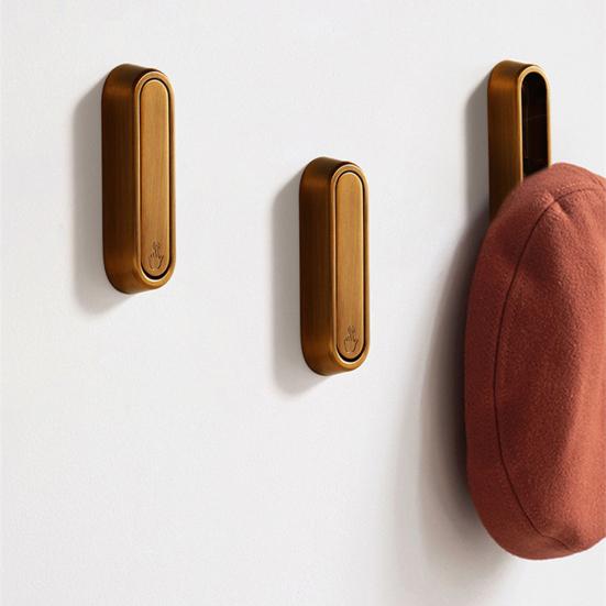 1 Set Retractable Hook with Screws Wall Mount Foldable Hook for Hanging Coats Towels Backpacks Bags Closet Entryway Bathroom Organization Hook