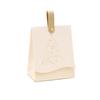 10PCS with Leather Handles Merry Christmas Candy Gift Box Hot-Stamped Cookie Package Bag  Banquet