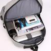 New backpack men's business computer bag USB charging student leisure backpack school bag